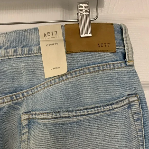 American Eagle Outfitters Stovepipe Jeans size 12 short - Picture 3 of 5